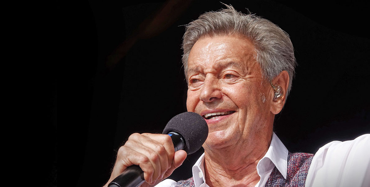 Willy Sommers op het podium